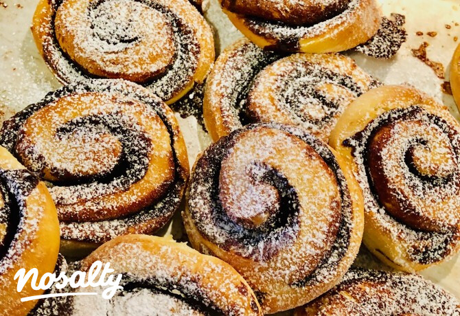 Foszlós, extra puha kakaós csiga