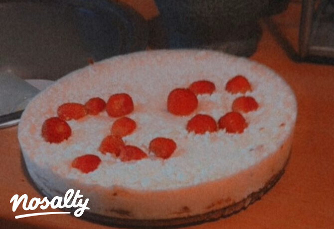 Citromos-túrós fagylalttorta