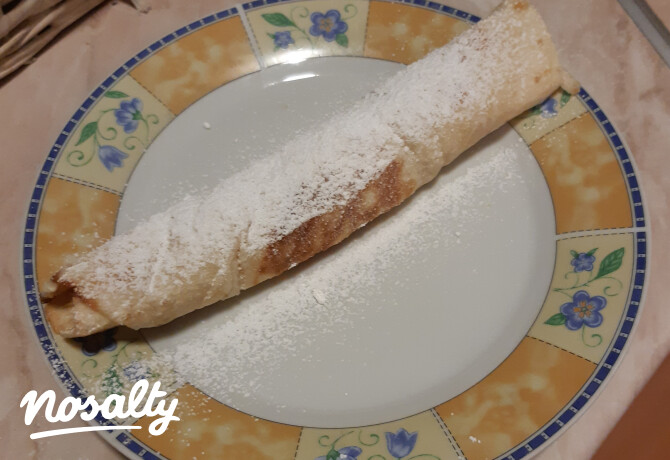 Mogyorókrémes tortilla