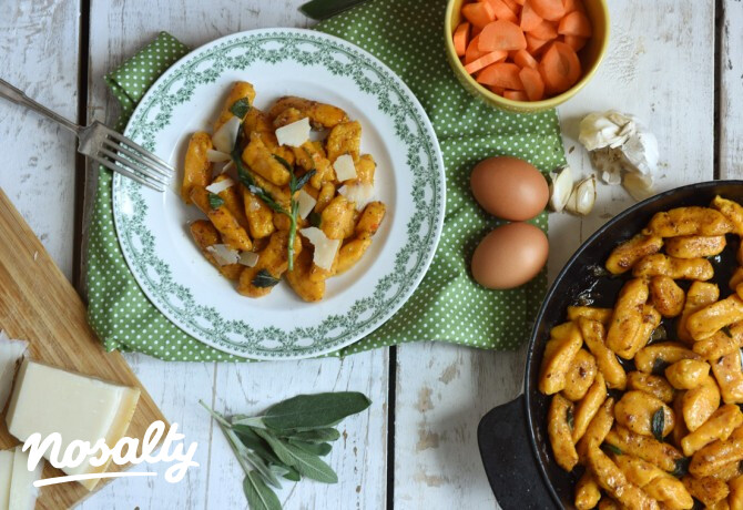 Sárgarépás gnocchi