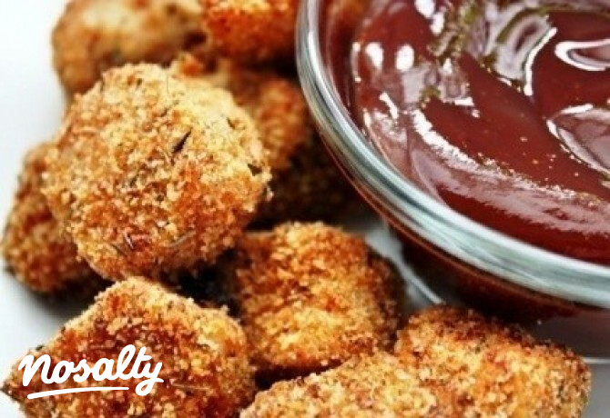 Chicken nuggets BBQ szósszal