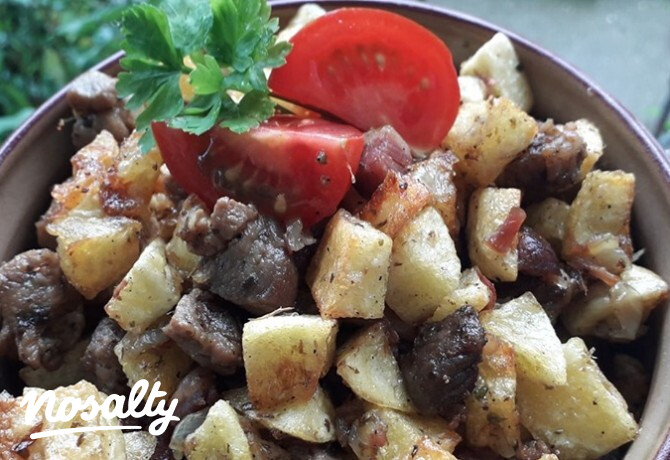 Ezen a képen: Baconös brassói aprópecsenye
