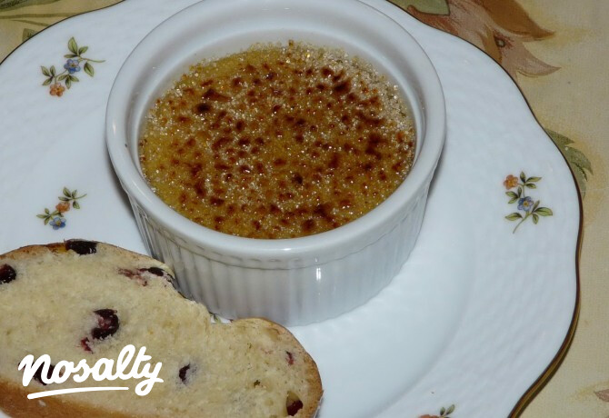 Libamáj brulée Márton napra