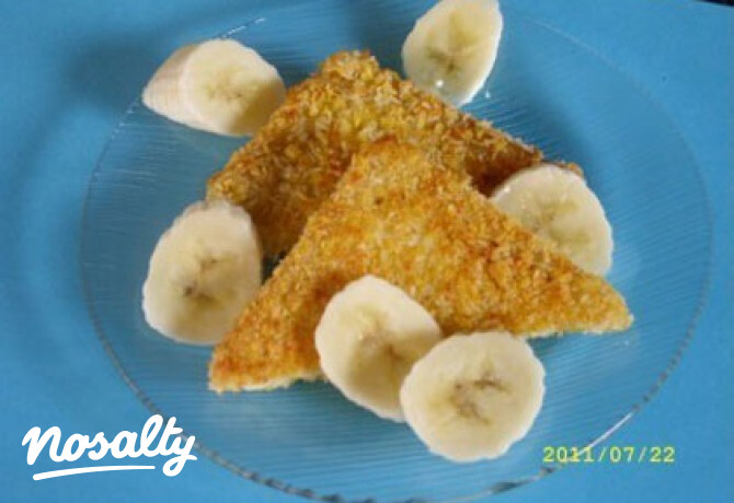 Kókuszos french toast banánnal