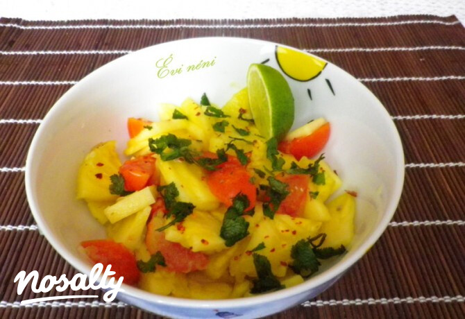 Ananászos salsa