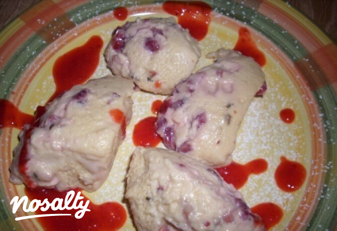 Fehér csokoládé-eper mousse borssal