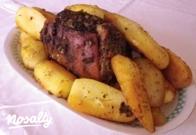 Zöldfűszeres malackaraj