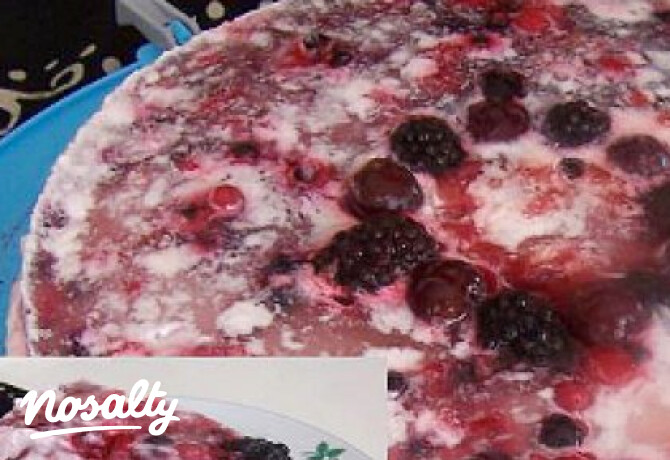 Erdei gyümölcsös torta