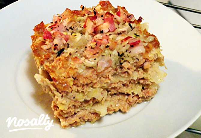 Káposztás darált hús terrine