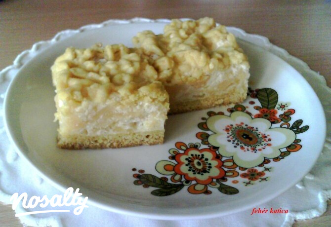 Habkönnyű birsalmás pite