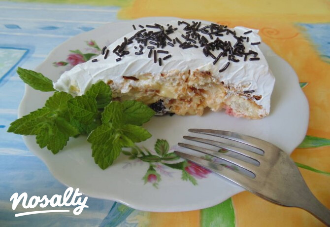 Gyors krémes-torta