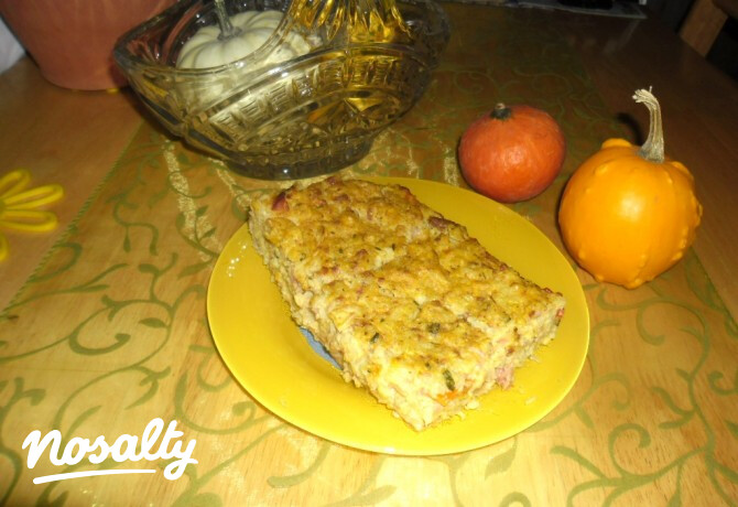 Karfiolos-sütőtökös pite