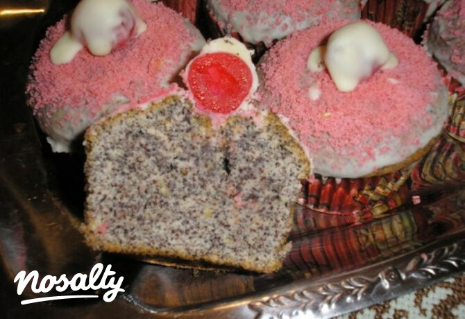 Mákos-marcipános muffin