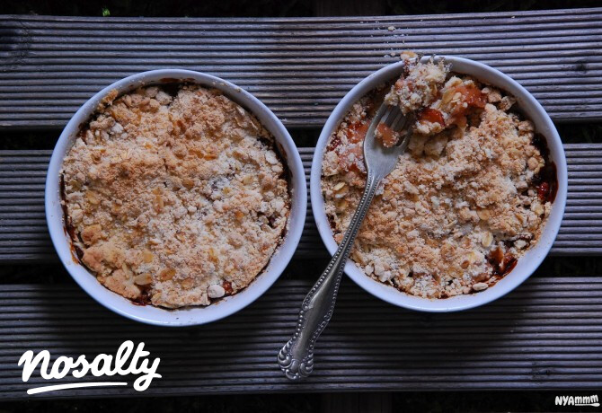 Fűszeres almás crumble