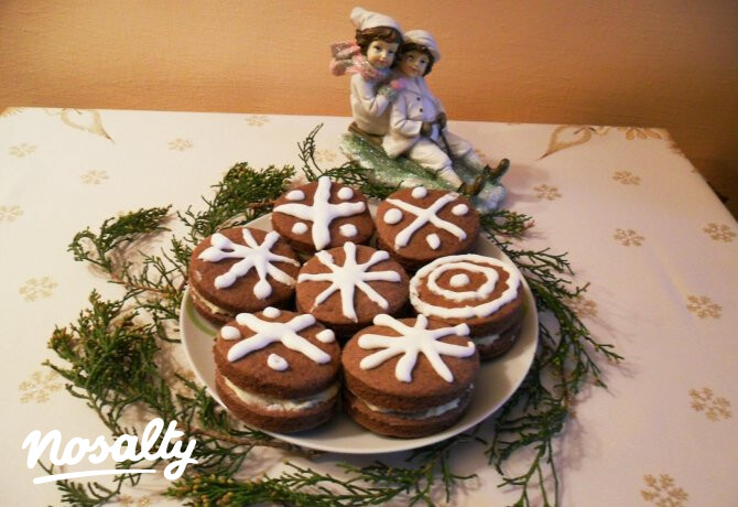 Narancsos mascarponés krémmel töltött korongok