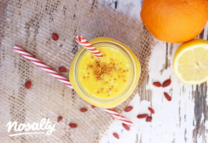 Reggeli citrus smoothie