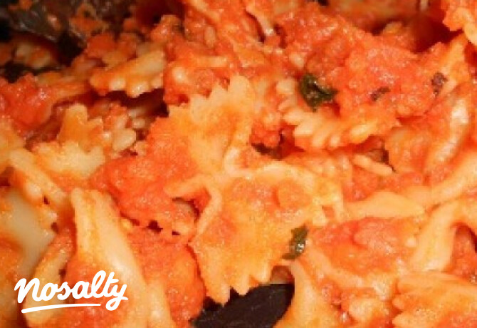 Farfalle con carote