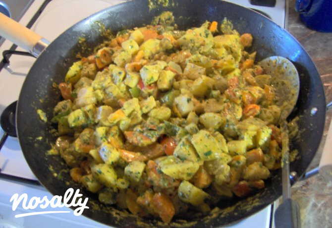 No vega curry