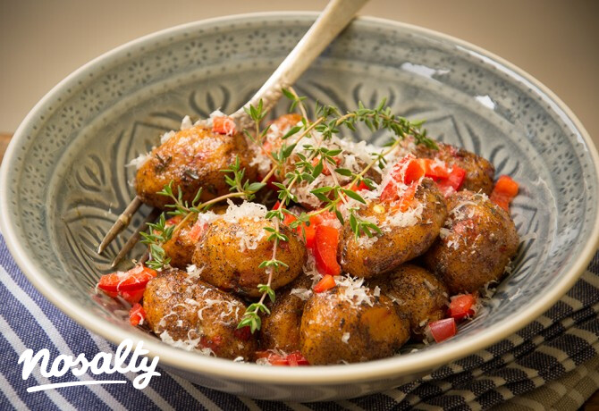 Sült paprikás gnocchi