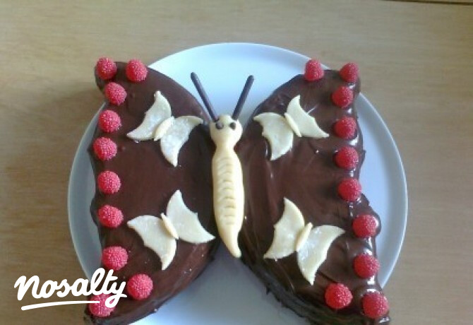 Pillangó torta 2. -csokis