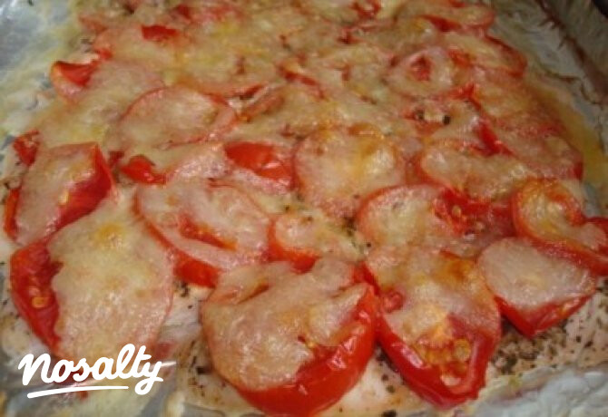 Mozzarellás-paradicsomos csirkemell