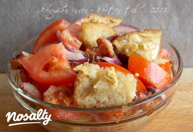 Panzanella téliesítve