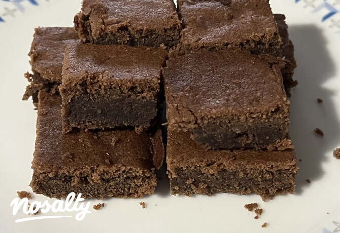 Tej és tojásmentes brownie