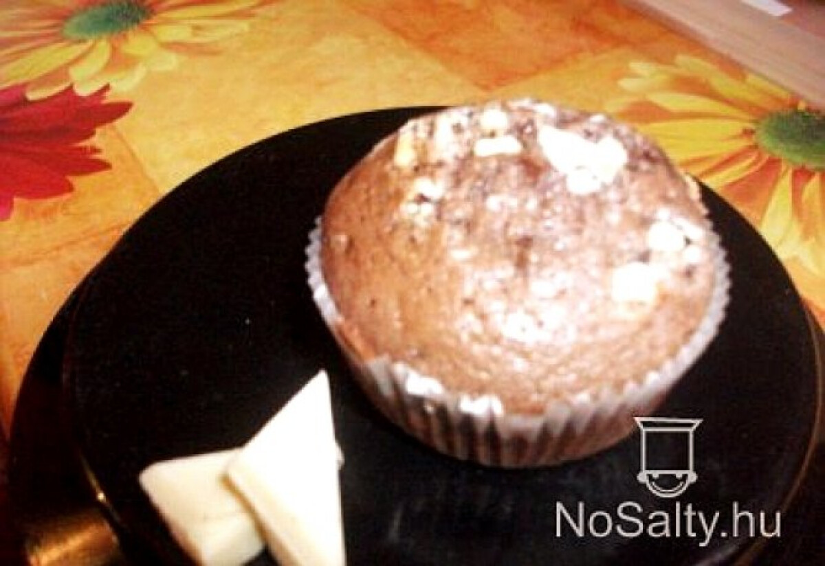 Csokis-fehér csokis muffin-image