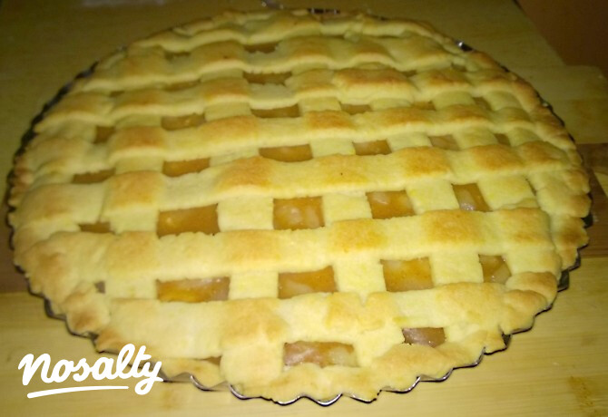 Túrós-körtés pite