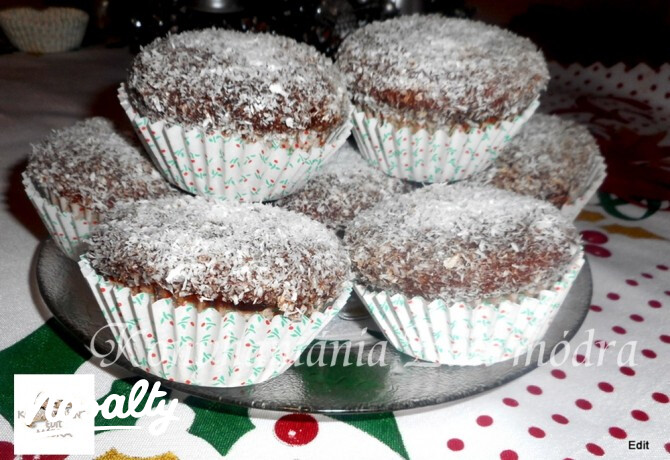 Kókuszkocka-muffin VnéEdit konyhájából