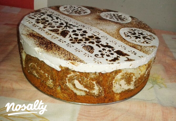Karamellkrémes kávétorta