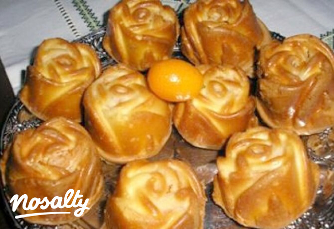 Muffinrózsa kumquattal