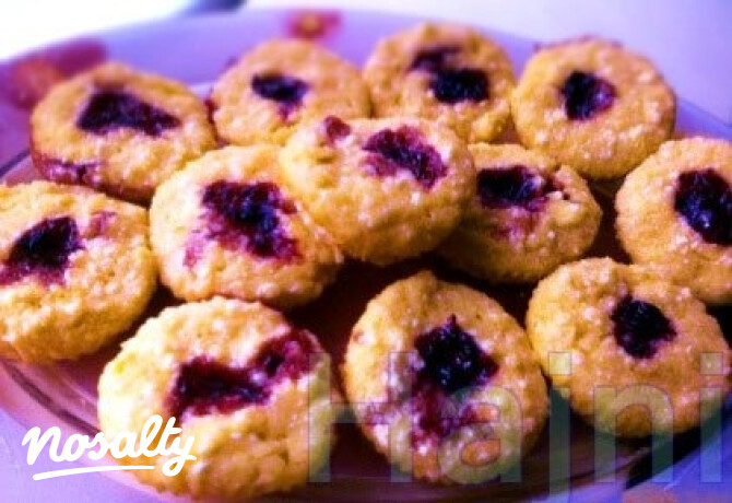 Ribizlilekváros túrómuffin