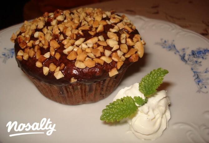 Mogyorós kávé-muffin