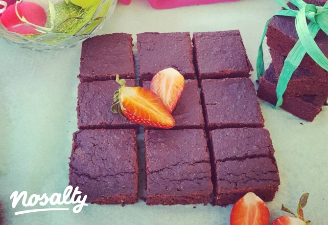 Céklás brownie Pink.Céklától