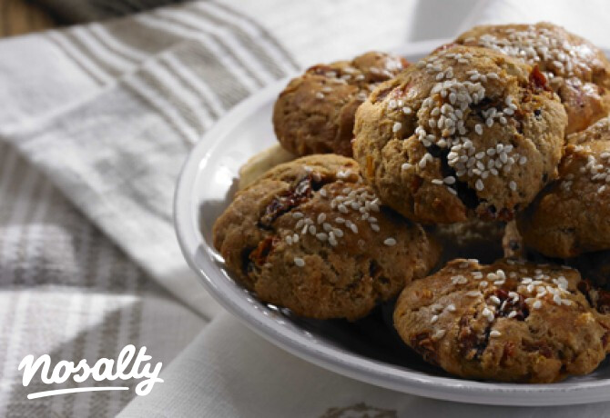Ezen a képen: Szárított paradicsomos és parmezános cookie