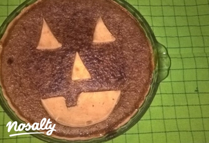 Halloween-i sütőtökös pite
