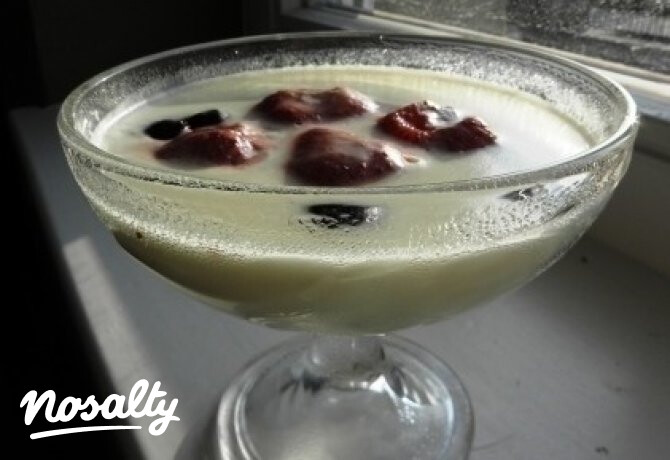 Joghurtos panna cotta
