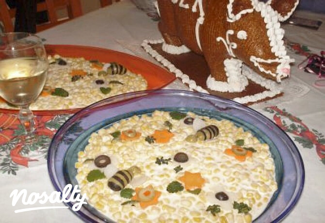 Kukoricasaláta házi majonézzel