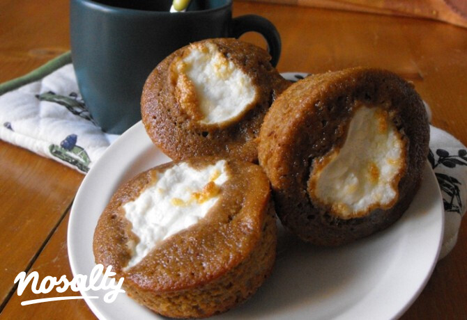Kávés muffin túrósapkával