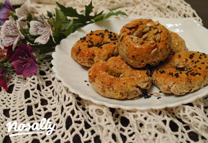 Mini rozsos bagelek