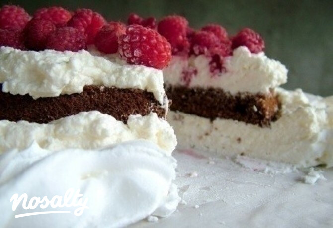 Túrótortás pavlova