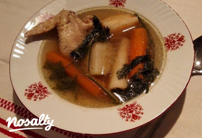 Húsleves hagyományosan