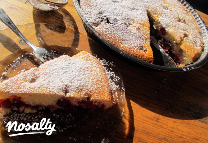 Meggyes clafoutis