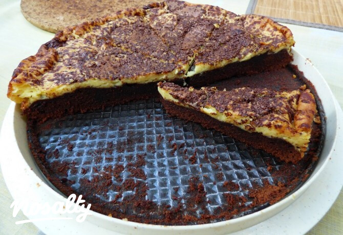 Brownies sajttorta