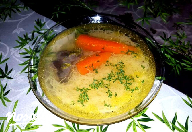 Aranysárga kakasleves