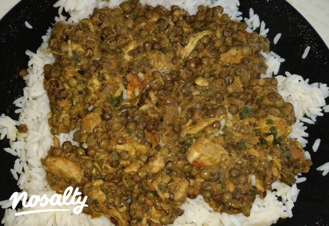 Lencse curry egyszerűen