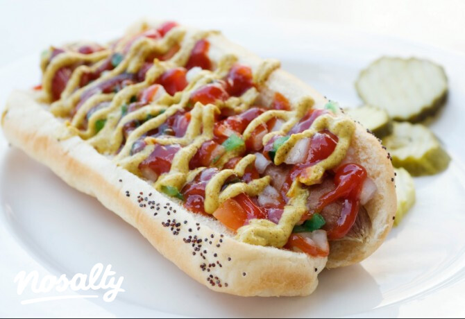 Curry hot dog