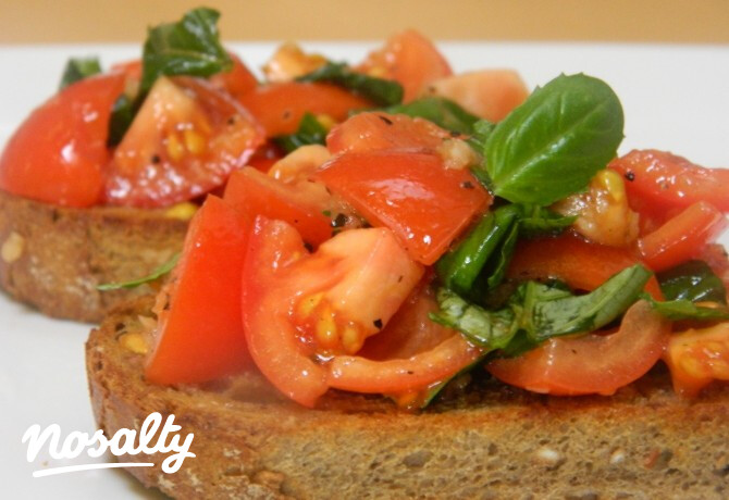 Bruschetta balzsamecettel