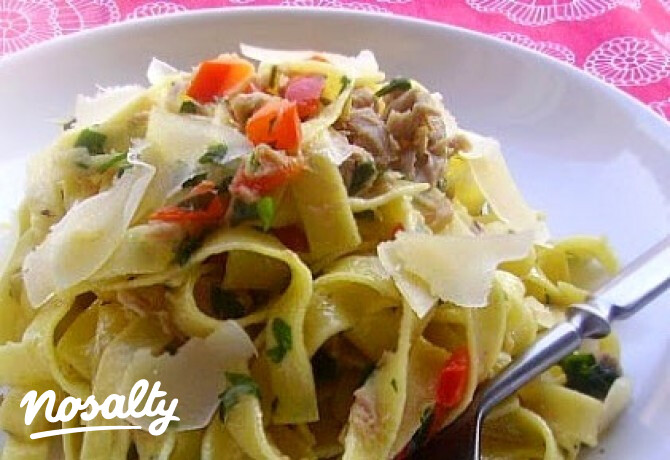 Tonhalas tagliatelle -Tonhalas tészta 4.